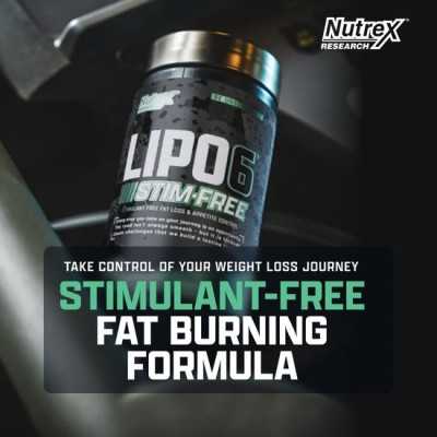 NUTREX RESARCH  - LIPO-6 STIM-FREE 60 CAPSULES