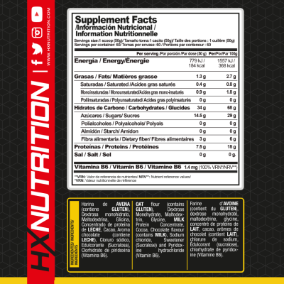 HX NUTRITION- MASS GAINER  3KG