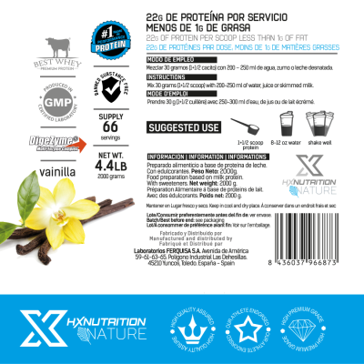 HX NUTRITION- NEW PROTEIN ADVANCED 2KG