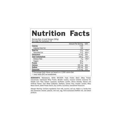 MUSCLETECH MASS TECH ELITE – 2,72KG 6 LBS