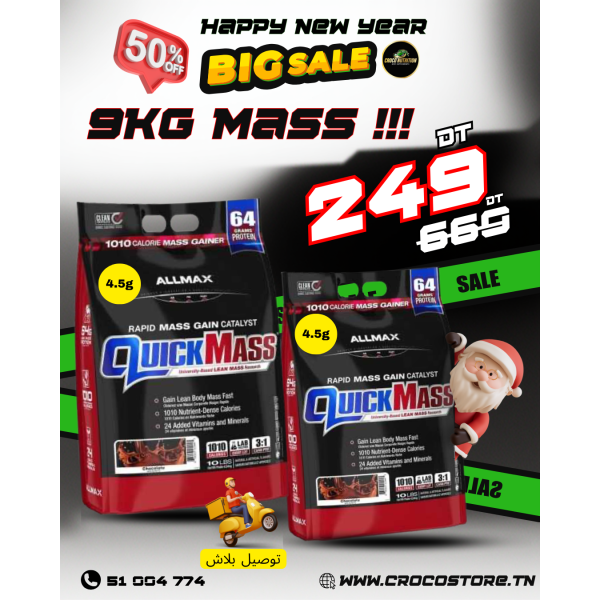PACK ALLMAX QUICK MASS 4.5KG * 2