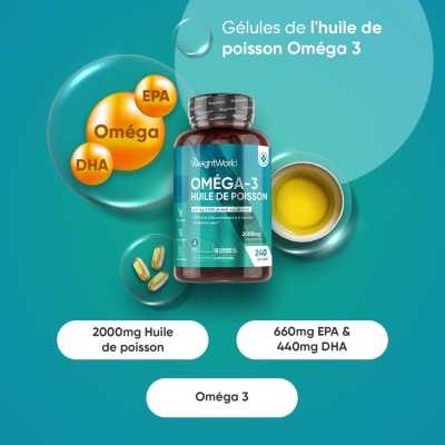 WEIGHT-WORLD OMÉGA 3 - 240 CAPSULES
