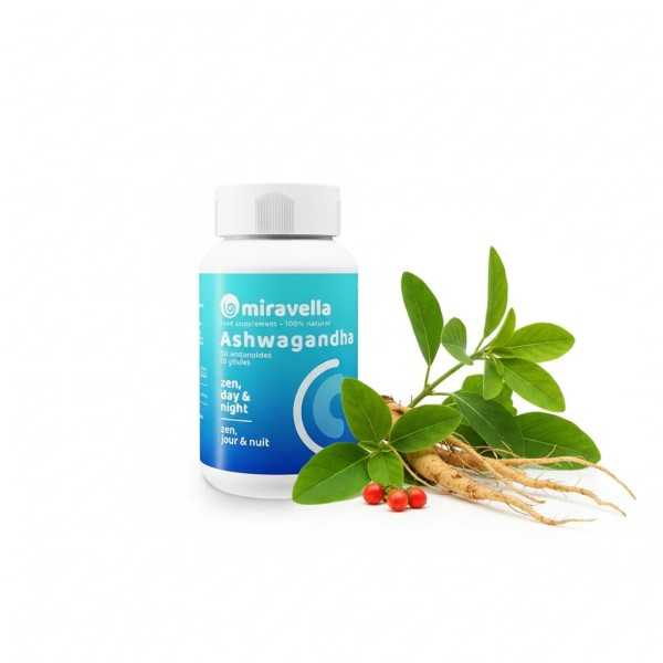 MIRAVELLA - ASHWAGANDHA  60 CAPSULES