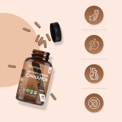 WEIGHT-WORLD -ORGANIC CINNAMON 180 CAPSULES
