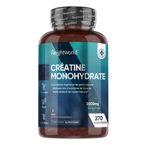 WEIGHT-WORLD -CRÉATINE MONOHYDRATE 270  CAPSULES