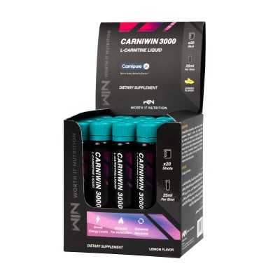 WORTH IT NUTRITION -CARNIWIN 3000 – L-CARNITINE LIQUID (CARNIPURE®)