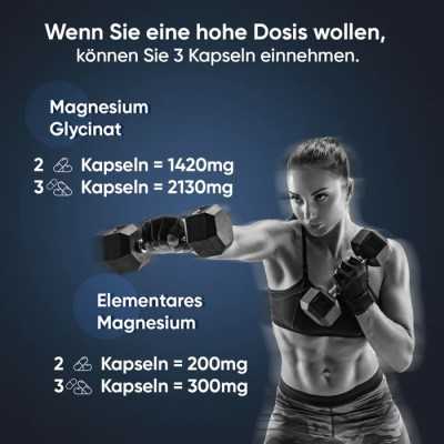 WeightWorld Magnesium Glycinate 180 Capsules – Magnésium Bisglycinate