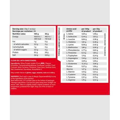 HOT Nutrition Clean ISO 2KG | Whey Isolate Premium