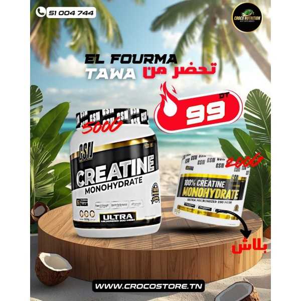 Pack Créatine Force Max GSN