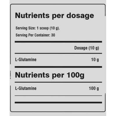 CREATOR NUTRITION - GLUTAMINE MICRONIZED 300G