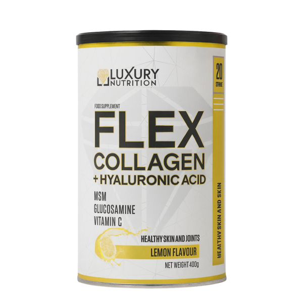 LUXURY NUTRITION -  FLEX COLLAGEN + HYALURONIC ACID 400G