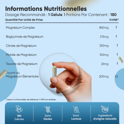 WEIGHT-WORLD - MAGNESIUM COMPLEX 180 CAPSULES