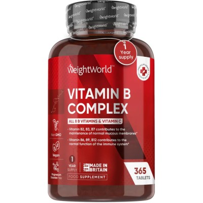 WEIGHT-WORLD - VITAMIN B COMPLEX 365 CAPSULES