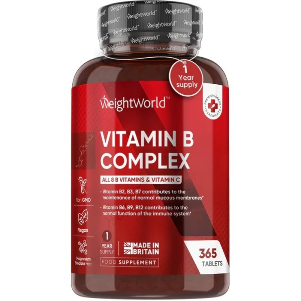 WEIGHT-WORLD - VITAMIN B COMPLEX 365 CAPSULES