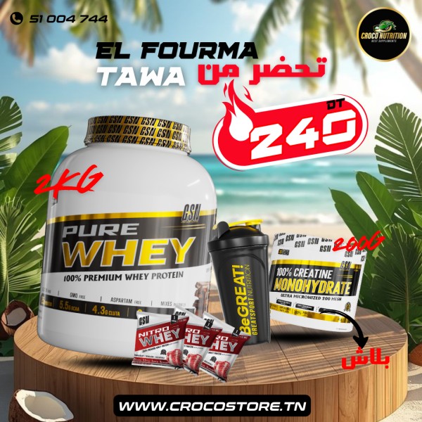Pack Whey Evolution GSN