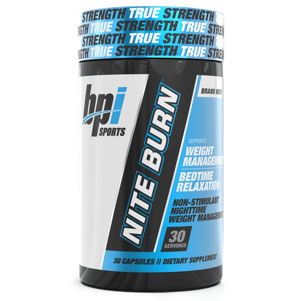BPI SPORTS  - NITE BURN WEIGHT LOSS- 30 CAPSULES