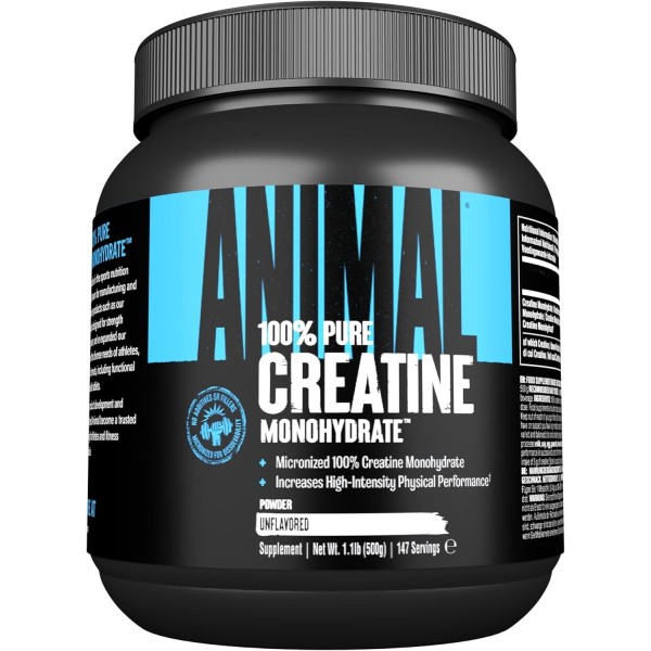 UNIVERSAL NUTRITION -CRÉATINE MONOHYDRATE PURE 500 G