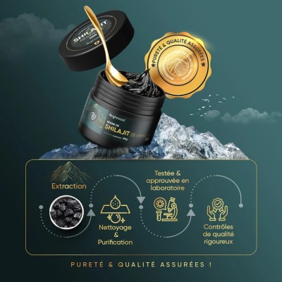 WEIGHT-WORLD - RÉSINE DE SHILAJIT PURE 50G