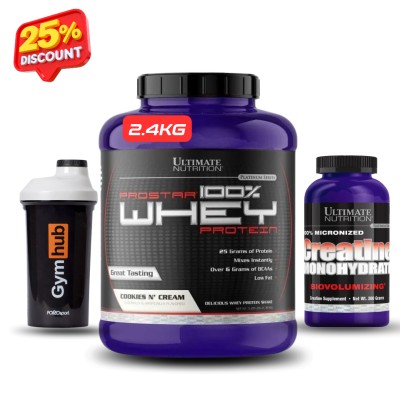 PACK ULTIMATE WHEY 2.4KG & CREATINE 300G