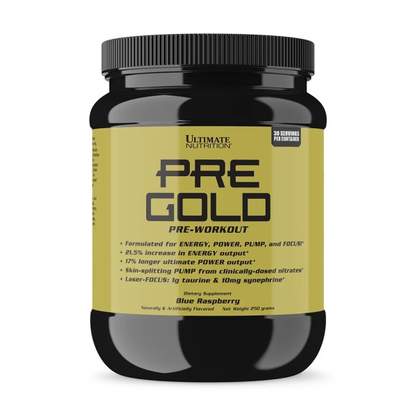 ULTIMATE NUTRITION -  PRE GOLD 250G